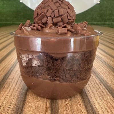 Bolo no pote Brigadeiro gourmet