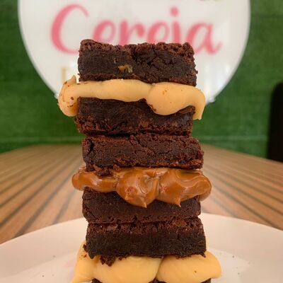 3 Brownie recheado