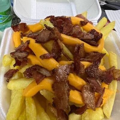 Batata bacon e cheddar Grande