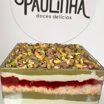 Pistache com morango