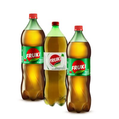 Três Guaranás Fruki 1,5l