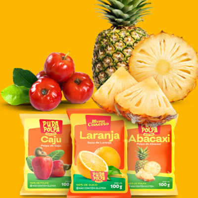 Sucos 100% naturais