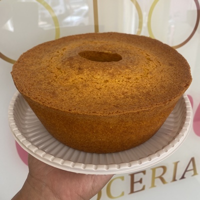 Bolo de cenoura caseiro