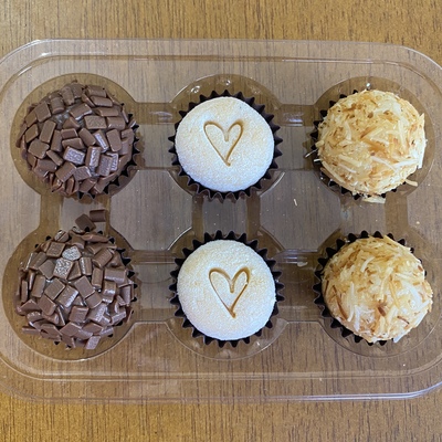 Combo 6 mini brigadeiro goumet 