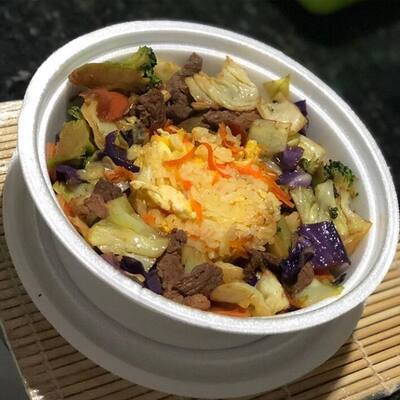 Carne com legumes