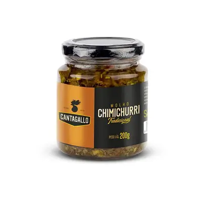 MOLHO CHIMICHURRI CANTAGALLO TRADICIONAL. 200G