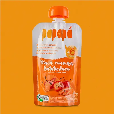 Papinha de Maçã com Cenoura
