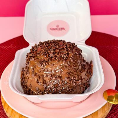 Bolo Caseirinho Chocolate com Brigadeiro