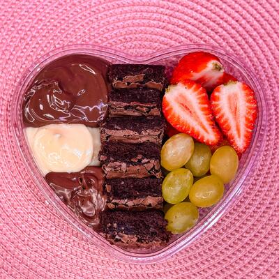 Fondue coração simples  2