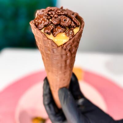 Cascone Ovomaltine e ninho
