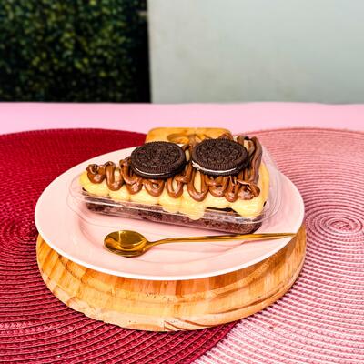 Pizza Brownie ninho com nutella 