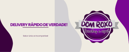 DOM ROXO Lanches e Açaí 