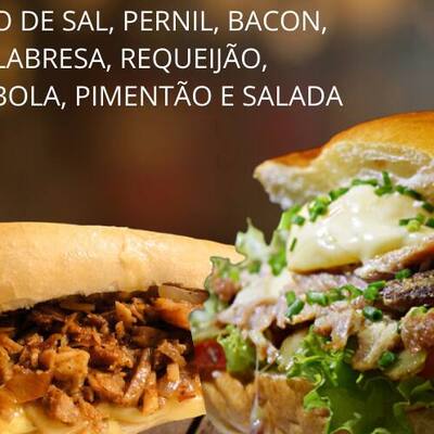Sanduba - Pão com Pernil