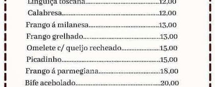 Cantina a lá  mineira 