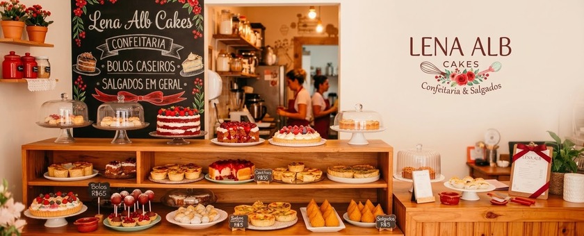 Lena alb Cakes: Confeitaria, Bolos Caseiros e Salgados em Geral