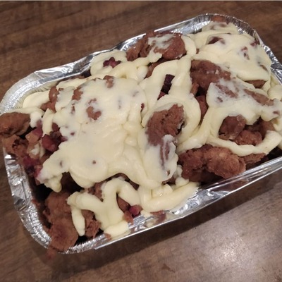 Isca mignom c/Catupiry Original e bacon