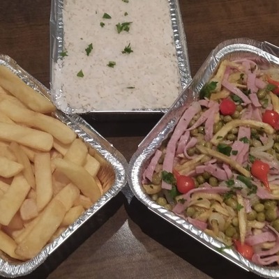 Contra-filé a francesa (serve 2 pessoas)