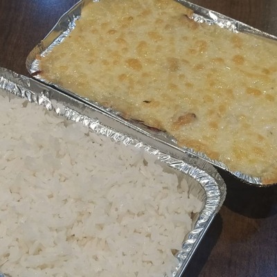 Escondidinho de carne seca (para 2 pessoas)