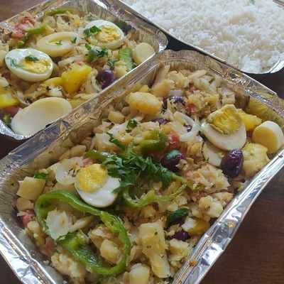 Bacalhau à gomes de sá (serve 4/5 pessoas)