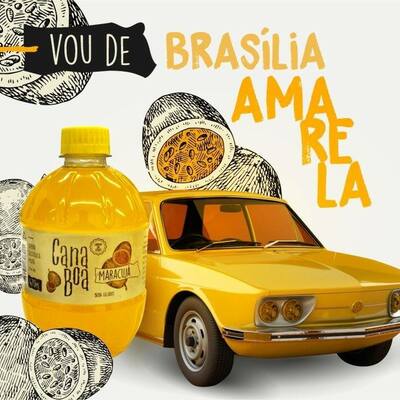 Brasília Amarela turbinada 700ml