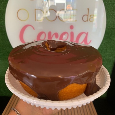 Bolo de cenoura cobertura