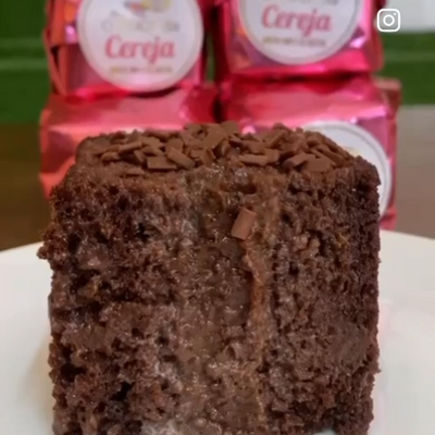 Bolo gelado de brigadeiro 