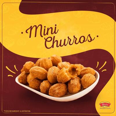 Mini Churros Doce de Leite ( 8 unidades)