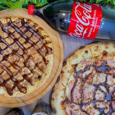 Pizza 35cm + Broto Doce + Cola-Cola 2l
