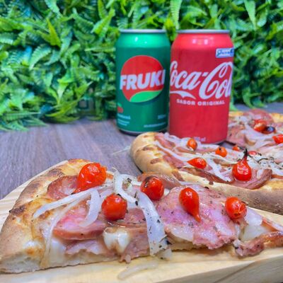 Broto Salgada + Refrigerante lata